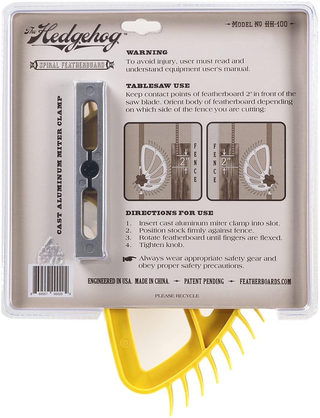 Featherboard for Table Saws, Router Tables, and Band Saws