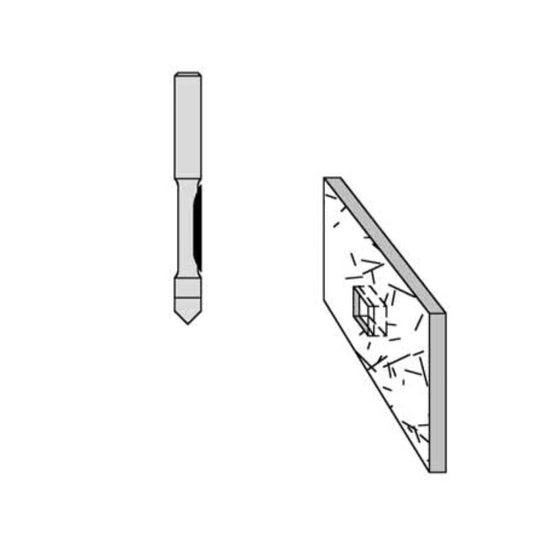 1/4" Cutting Diameter 1/4" " Shank Diameter 13/16" Cutting Length 2-3/8" Overall Length