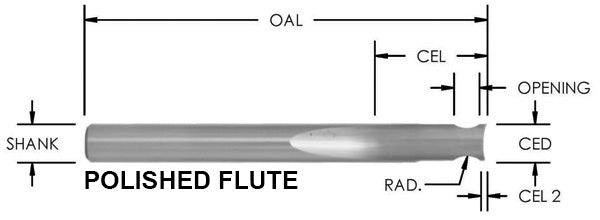 S/C Radius O FL Spiral 1 FL x 1/4 CD x 1/4 R x 1/4