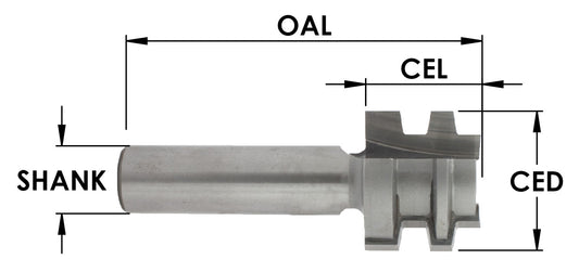 C/T Drawer Lock 1-1/16 Lg Dia x 3/4 CL x 1/2