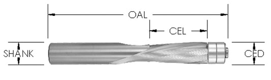 F/T DOWN SPRL, 1/2 CD X 2 CL x 1/2 SHK x 4 1/2 OAL