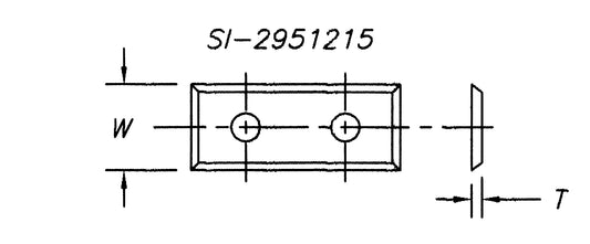 Insert 30 x 12 x 1.5   Grade TL15  (10 per box)