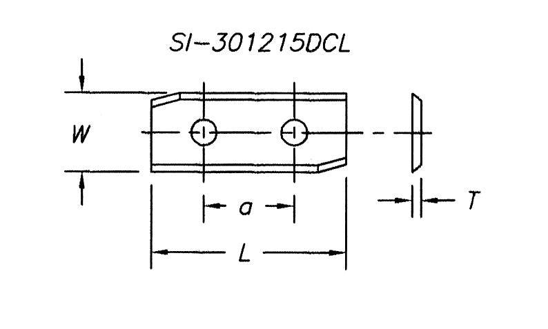 Insert 50 x 12 x 1.5  Double Angle RB-TL x 26 CTC