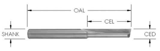 S/C Str 1/4 CD X 1 CL X 1/4 SHK X 2-1/2 OAL