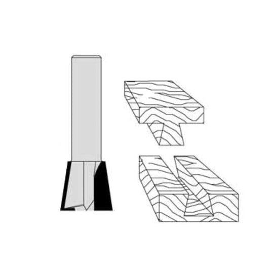 Right Hand Rotation 3/4" Cutting Diameter 1/2" Shank Diameter 7/8" Cutting Length 2-1/2" Overall Length