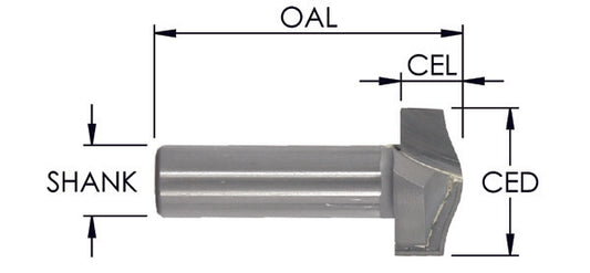 C/T SS Ogee No-Drip 3/4 CD x 3/8 CL x1/4Sh x 1-5/8