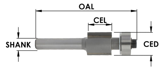 C/T GLUE SPACE F/T 1/2 CD X 1/2 CL X 1/4 SK